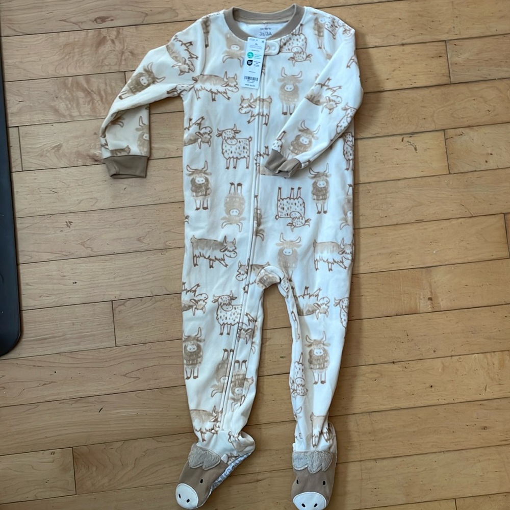 Carters PJs footies. 3T